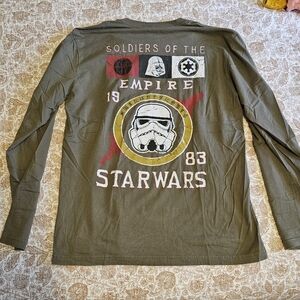 Star Wars Long Sleeve Shirt - Olive Green